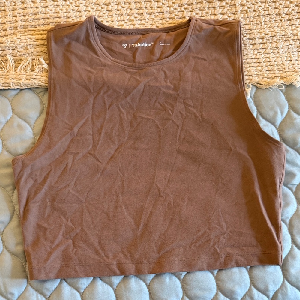Aritzia Women's Brown Tank Top